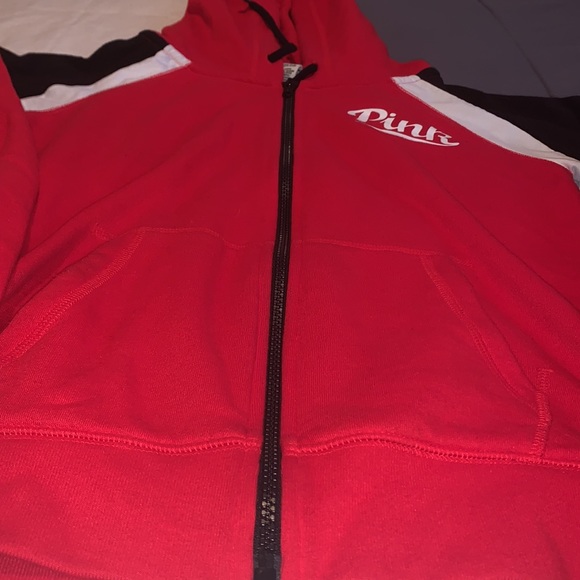 Pink zip up sweater - Picture 3 of 3